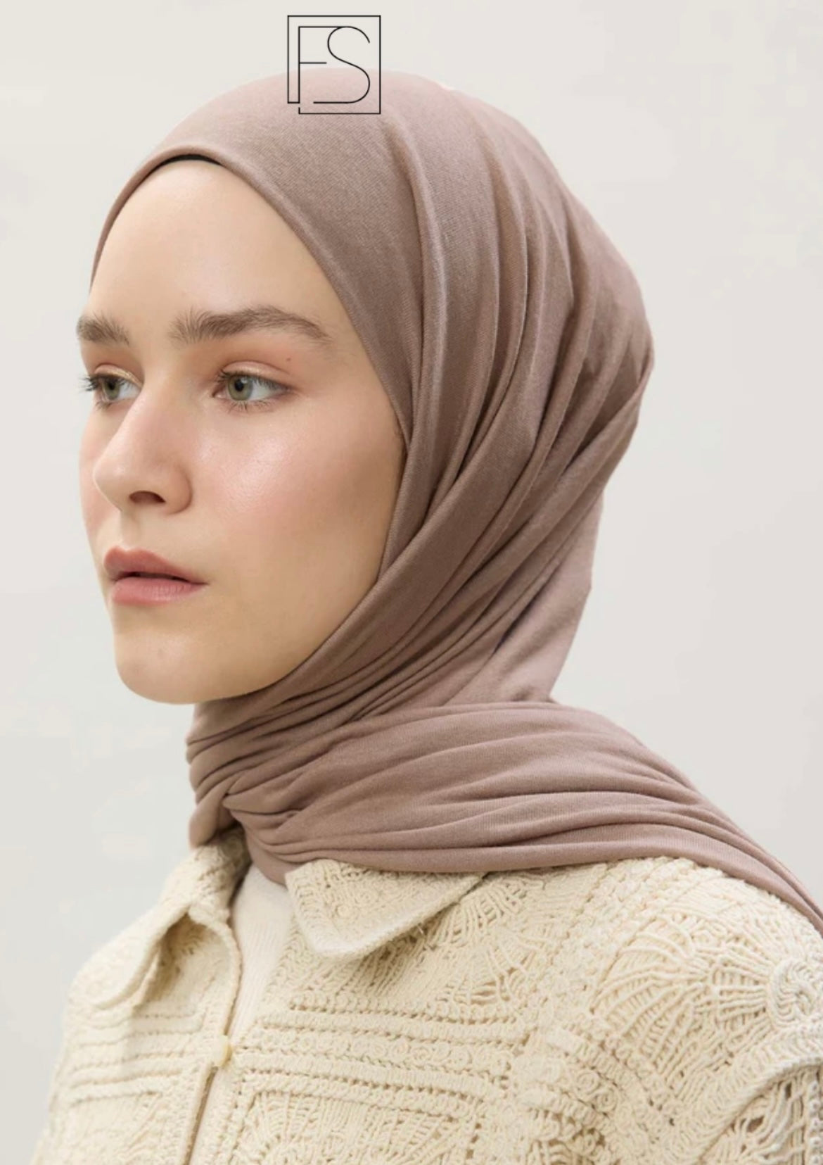 Taupe Jersey Hijab Fresh Scarfs